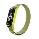For Xiaomi Mi Band 7 Milanese Metal Watch Band(Green)