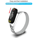 For Xiaomi Mi Band 7 Milanese Metal Watch Band(Gold)