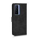 For vivo X70 Skin Feel Magnetic Flip Leather Phone Case(Black)