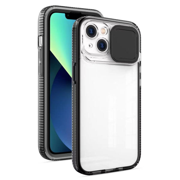 For iPhone 11 Sliding Camera Phone Case (Black)