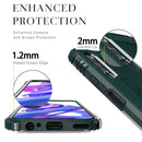 For Huawei Honor 9X / 9X Pro Carbon Fiber Protective Case with 360 Degree Rotating Ring Holder(Green)