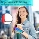 For Huawei Honor 10i / 20i Carbon Fiber Protective Case with 360 Degree Rotating Ring Holder(Red)
