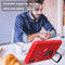 For Huawei Honor 10i / 20i Carbon Fiber Protective Case with 360 Degree Rotating Ring Holder(Red)