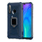 For Huawei Honor 10i / 20i Carbon Fiber Protective Case with 360 Degree Rotating Ring Holder(Blue)