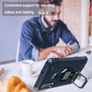 For Huawei Honor 10i / 20i Carbon Fiber Protective Case with 360 Degree Rotating Ring Holder(Blue)