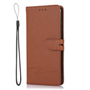 For Huawei P30 lite Cross Texture Horizontal Flip Leather Phone Case(Brown)