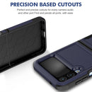 For Samsung Galaxy Z Flip4 PC + TPU Phone Case(Dark Blue)