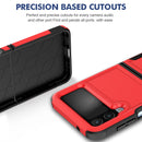 For Samsung Galaxy Z Flip4 PC + TPU Phone Case(Red)