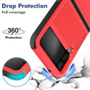 For Samsung Galaxy Z Flip4 PC + TPU Phone Case(Red)