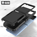 For Samsung Galaxy Z Flip4 PC + TPU Phone Case(Black)