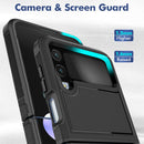 For Samsung Galaxy Z Flip4 PC + TPU Phone Case(Black)