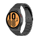 For Samsung Galaxy Watch 5 40mm Three Strains Steel Watch Band(Black)