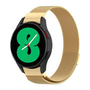 For Samsung Galaxy Watch 5 Pro 45mm Milanese Watch Band(Gold)