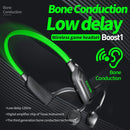 PLEXTONE BOOST1 Bluetooth 5.0 Bone Conduction Earhook Sports Earphones(Green)
