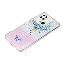 For Xiaomi Redmi 10C Bronzing Butterfly Flower Phone Case(Butterfly)