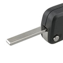 For Opel Car Foldable Blade Key Case with Screw Hole, Style:3-button HU100 without Slot