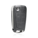 For Opel Car Foldable Blade Key Case with Screw Hole, Style:3-button HU43 Milling Embryo
