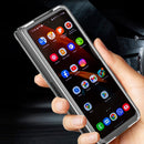 For Samsung Galaxy Fold4 5G Sliding Camera Design Ring Holder TPU Phone Case(Dark Green)