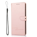 For Samsung Galaxy A03 Core Cross Texture Horizontal Flip Leather Phone Case(Pink)