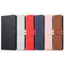 For Samsung Galaxy A03 Core Cross Texture Horizontal Flip Leather Phone Case(Black)