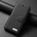 Magnetic Detachable Leather Phone Case For iPhone 14 Max(Black)