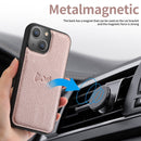 Magnetic Detachable Leather Phone Case For iPhone 14 Max(Rose Gold)