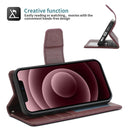 Magnetic Detachable Leather Phone Case For iPhone 14 Max(Purple)