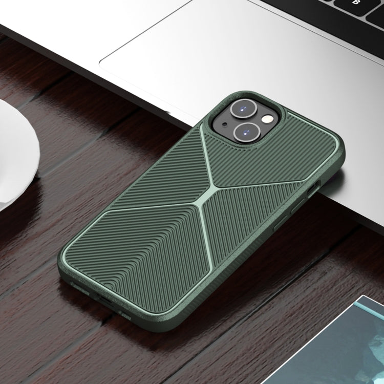 Airbag Shockproof TPU Phone Case For iPhone 13(Green)