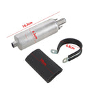 Car Fuel Pressure Regulator Kit LS Conversion Fuel Filter EFI Electronic Fuel Pump GSL392(Black)