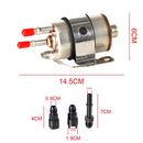 Car Fuel Pressure Regulator Kit LS Conversion Fuel Filter EFI Electronic Fuel Pump GSL392(Black)