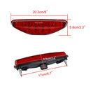 ATV Tail Light DC12V for Honda TRX 450R 2006-2009 / TRX450ER 2006-2014(Red)