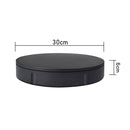 30cm Charging Rotating Display Stand Video Shooting Turntable, Load: 100kg, Power Plug:US Plug(Black)