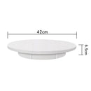 42cm Charging Rotating Display Stand Video Shooting Turntable, Load: 100kg, Power Plug:UK Plug(White)