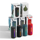 HOPESTAR P37 Outdoor Portable RGB Light Waterproof Wireless Bluetooth Speaker(Black)