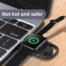 T09-A Dual USB Portable Wireless Smart Watch Charger for Apple Watch Series(White)