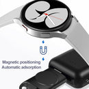 T09-S Dual USB Portable Wireless Smart Watch Charger for Samsung Watch Series(Black)