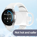 T09-S Dual USB Portable Wireless Smart Watch Charger for Samsung Watch Series(Black)