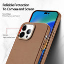 For iPhone 14 Pro DUX DUCIS Grit Series MagSafe Phone Case(Brown)