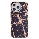 For iPhone 14 Pro Electroplating Soft TPU Phone Case(Black Gold)