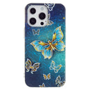 For iPhone 14 Pro Electroplating Soft TPU Phone Case(Butterflies)