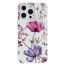For iPhone 14 Pro Electroplating Soft TPU Phone Case(Lotus)