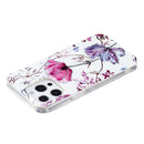 For iPhone 14 Pro Electroplating Soft TPU Phone Case(Lotus)