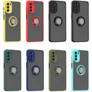 For Motorola Moto G 5G 2022 Q Shadow 1 Series TPU and PC Phone Case(Yellow)