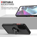 For Motorola Moto G 5G 2022 Q Shadow 1 Series TPU and PC Phone Case(Black+Red)