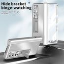 For Samsung Galaxy Z Fold3 5G Aluminum Alloy Double Hinge Shockproof Phone Protective Case(Silver)