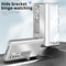 For Samsung Galaxy Z Fold3 5G Aluminum Alloy Double Hinge Shockproof Phone Protective Case(Silver)