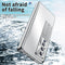 For Samsung Galaxy Z Fold3 5G Aluminum Alloy Double Hinge Shockproof Phone Protective Case(Silver)