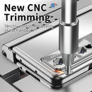 For Samsung Galaxy Z Fold4 Aluminum Alloy Double Hinge Shockproof Phone Protective Case(Silver)