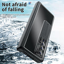For Samsung Galaxy Z Fold4 Aluminum Alloy Double Hinge Shockproof Phone Protective Case(Black)