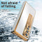 For Samsung Galaxy Z Fold4 Aluminum Alloy Double Hinge Shockproof Phone Protective Case(Silver Gold)